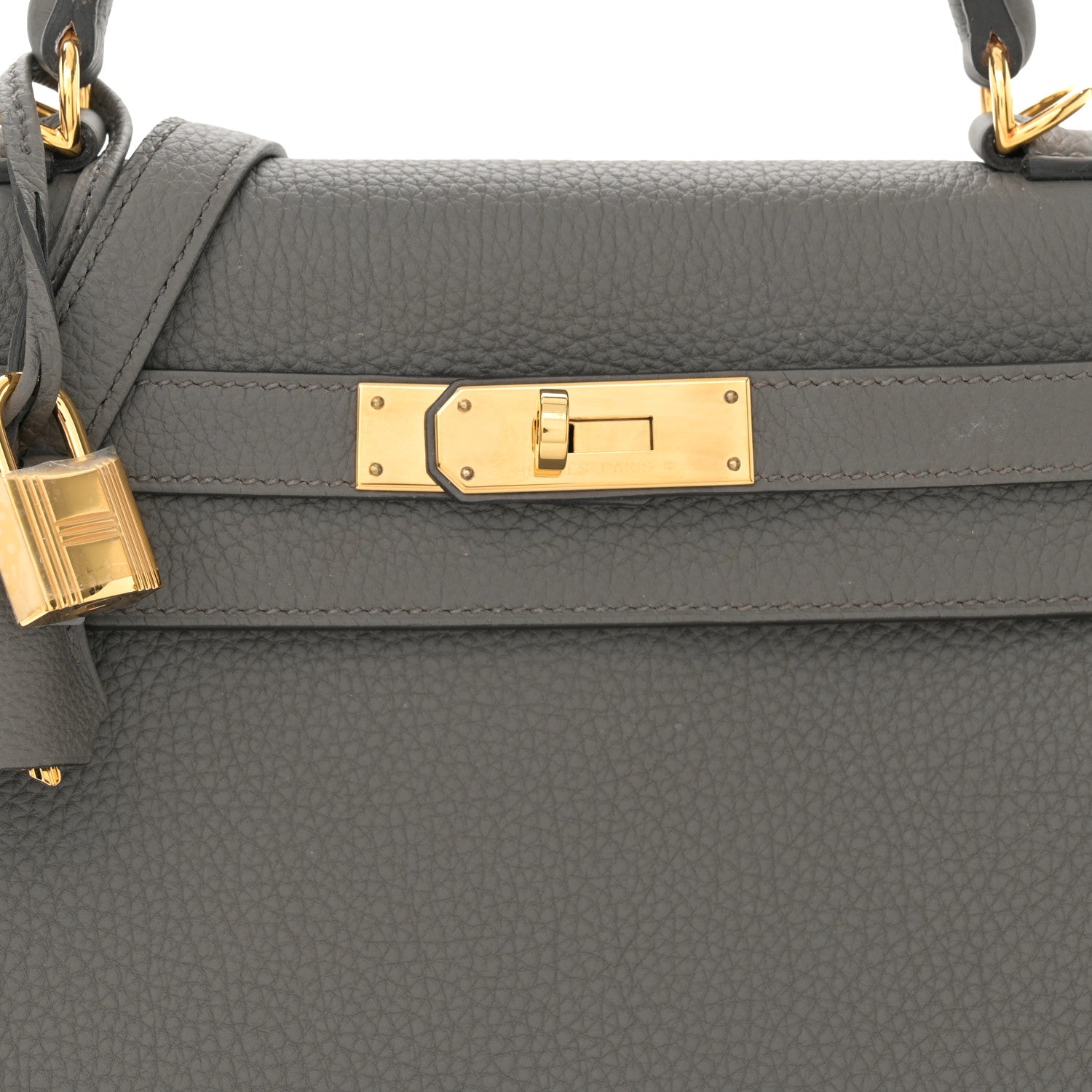 Hermes Togo Kelly Retourne 28 Etain 8 of 14