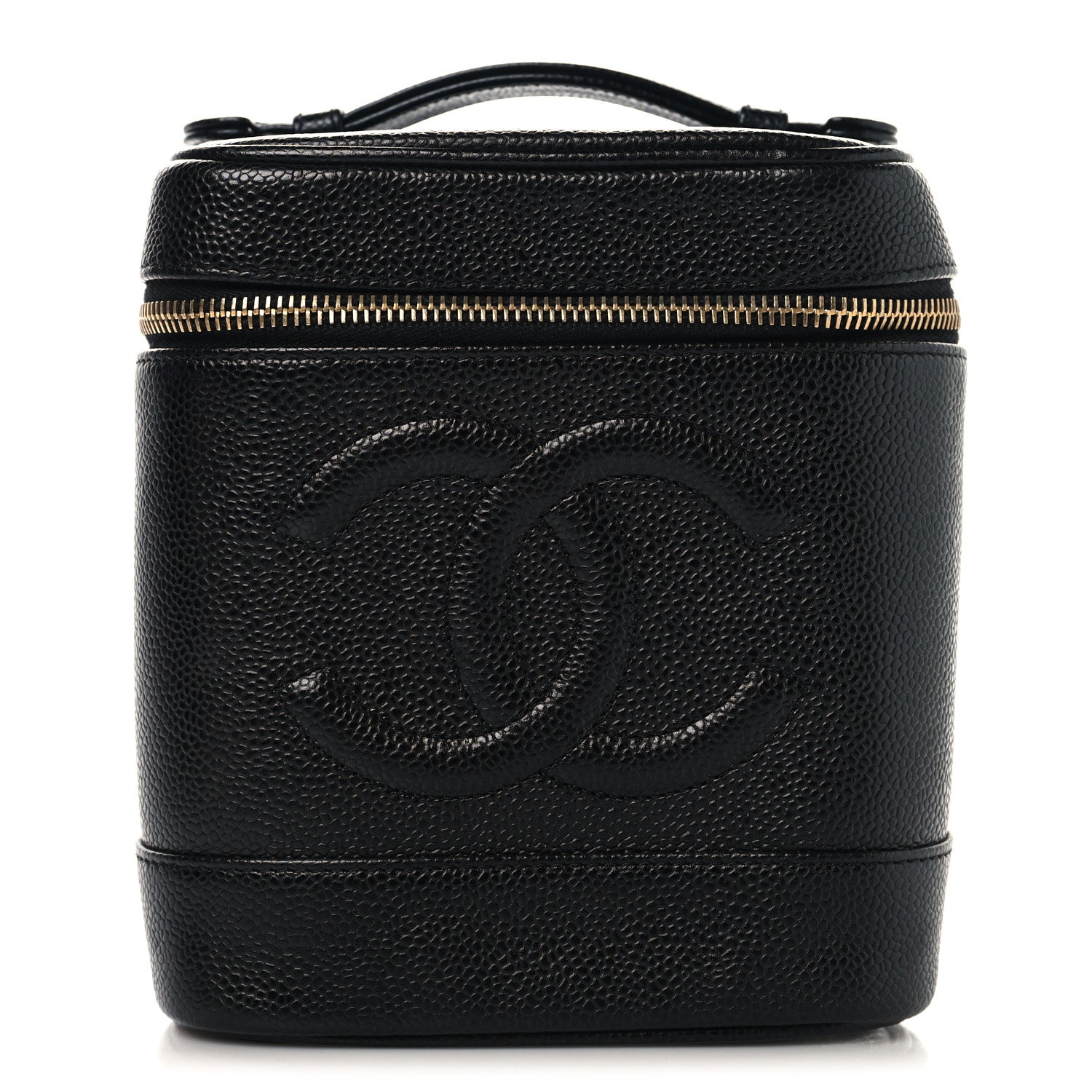 Chanel Caviar Vanity Cosmetic Case Black 1 of 7