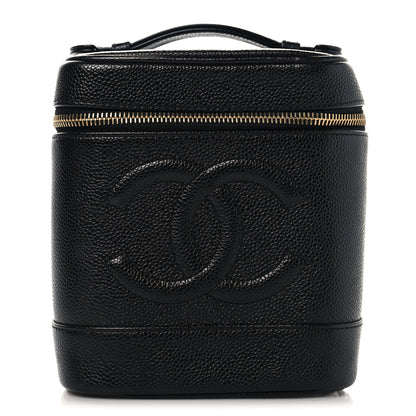 Chanel Caviar Vanity Cosmetic Case Black 1 of 7