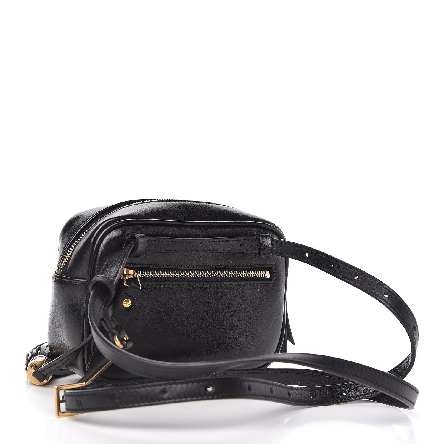 Saint Laurent Calfskin Matelasse Monogram Lou Belt Bag Black 3 of 10