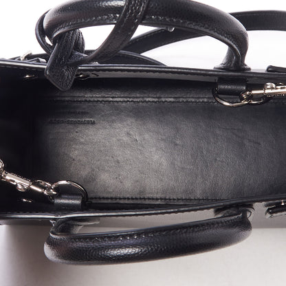 Saint Laurent Grained Calfskin Nano Sac De Jour Black 7 of 9