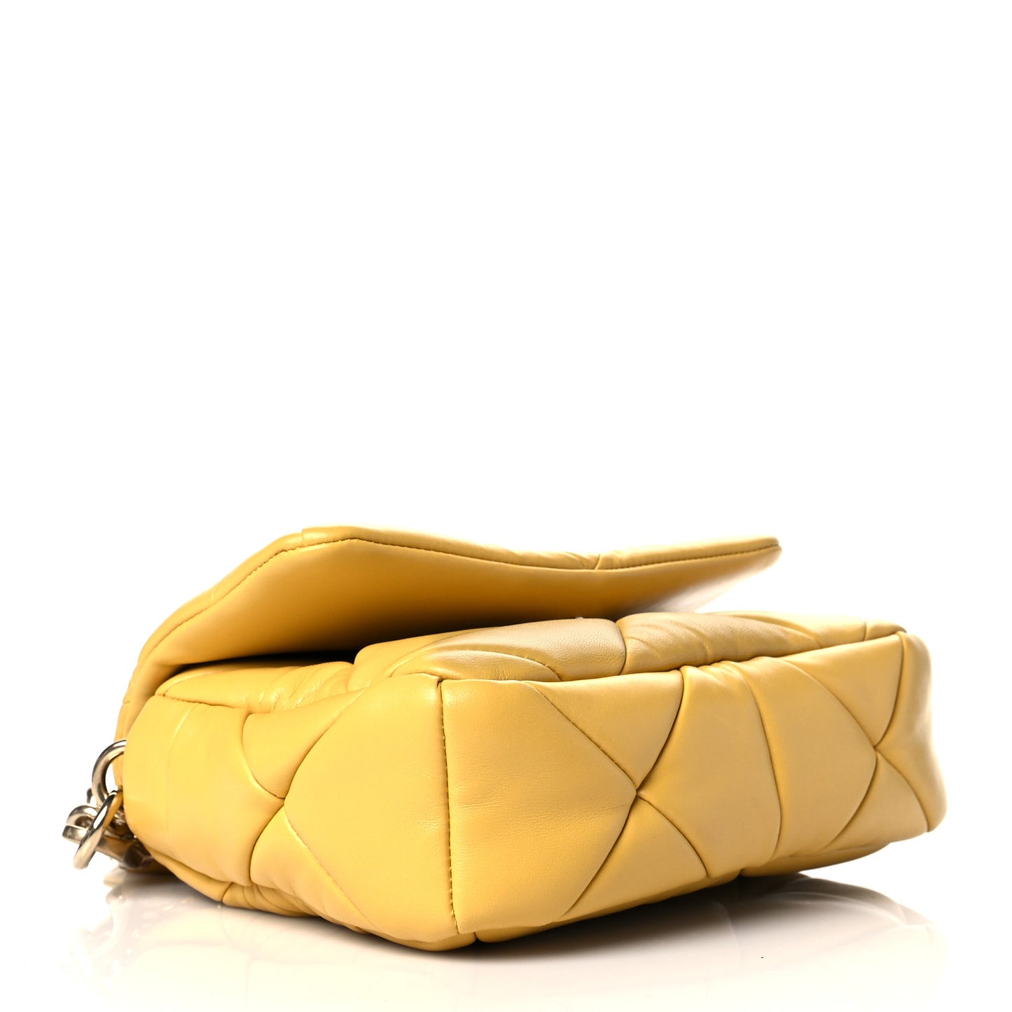 Nappa Re-Nylon Triangle Quilted Patchwork System Flap Shoulder Bag Ginestra