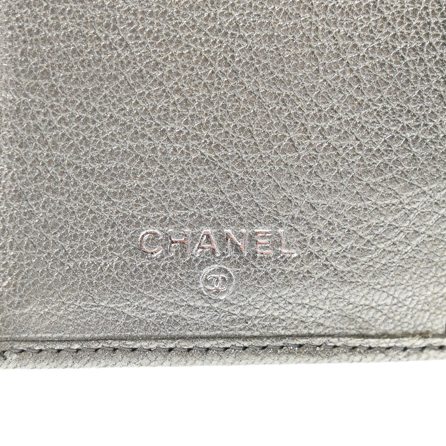 Chanel Metallic Goatskin Large Flap Wallet Silver 6 of 10