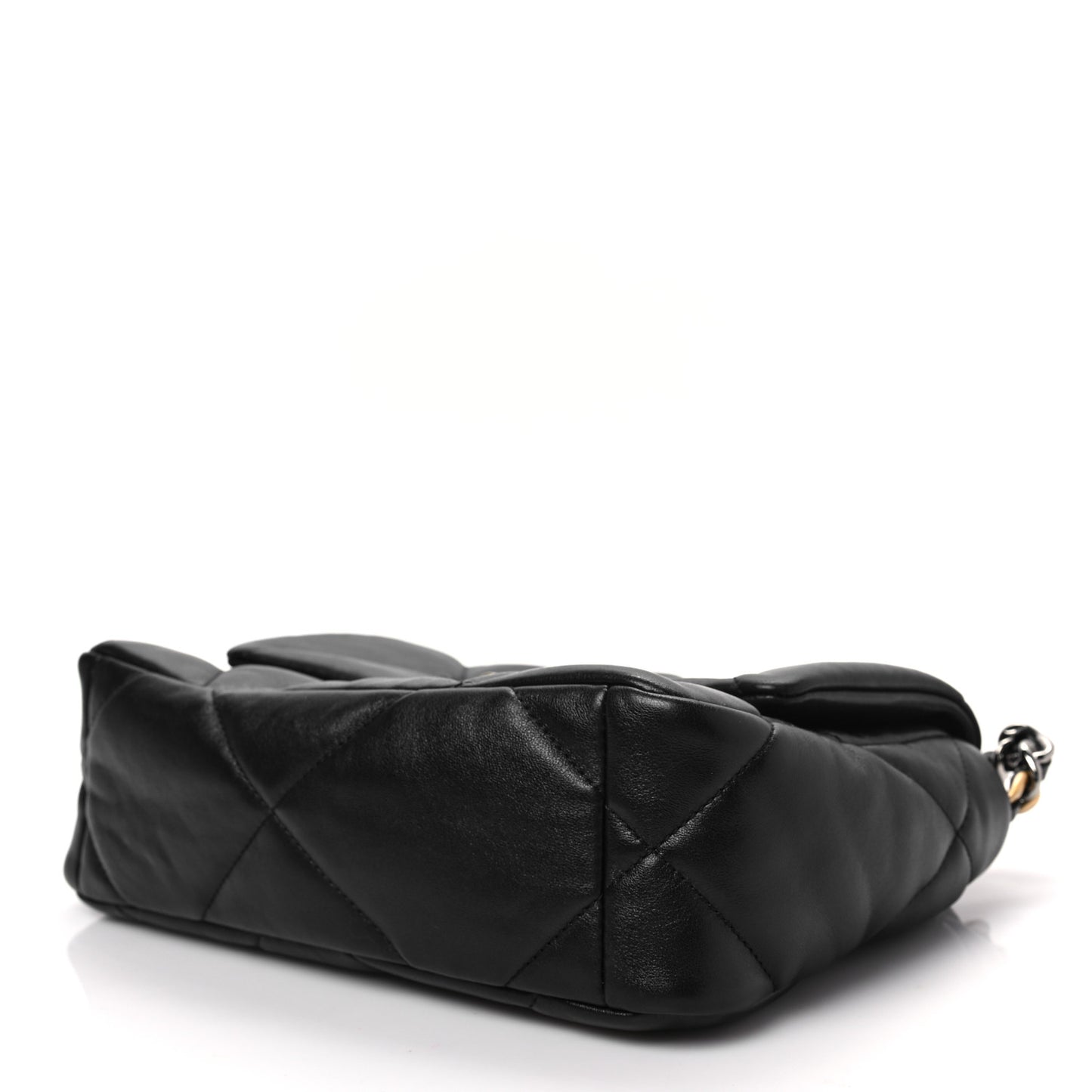 Lambskin Quilted Medium Chanel 19 Flap Black