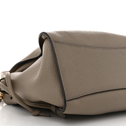 Mulberry Heavy Grain Small Iris Tote Powder Grey Pale Slate 9 of 14