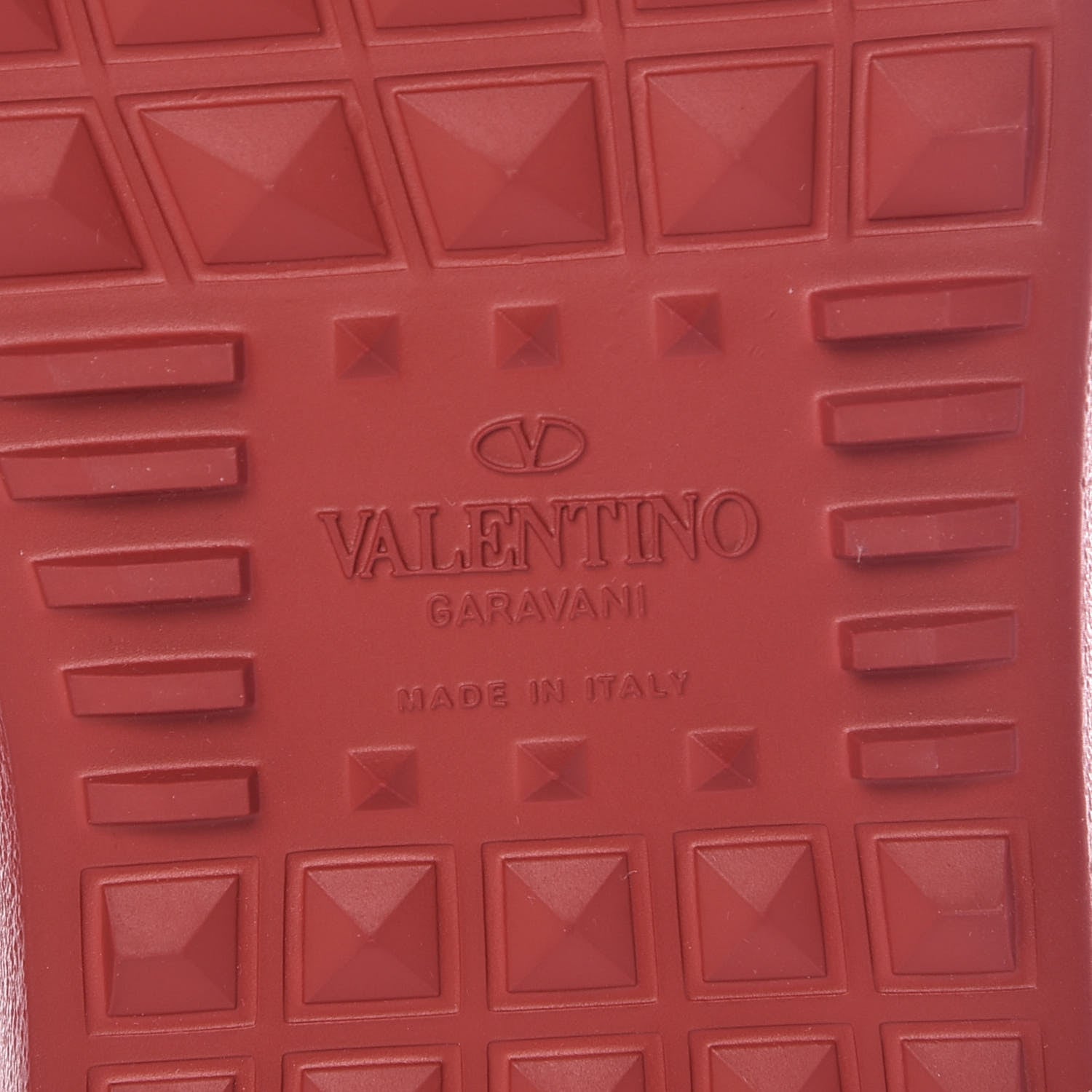 Valentino Garavani Calfskin Rockstud Untitled Open Sneakers 36 Rosso Valentino 6 of 9