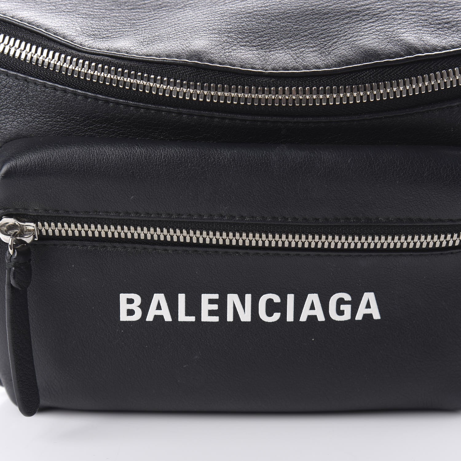 Balenciaga Calfskin Logo Everyday Beltpack Black 10 of 10