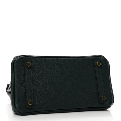 Hermes Togo Matte Alligator Birkin Touch 25 Vert Cypress 4 of 11