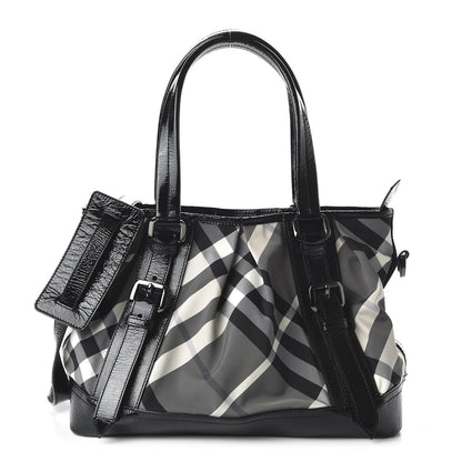 Burberry Nylon Beat Check Lowry Black 1 of 13