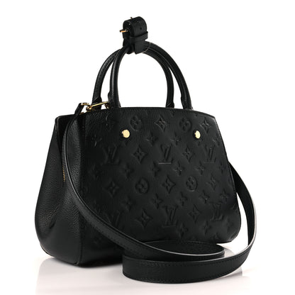 Louis Vuitton Empreinte Montaigne BB Black 3 of 8