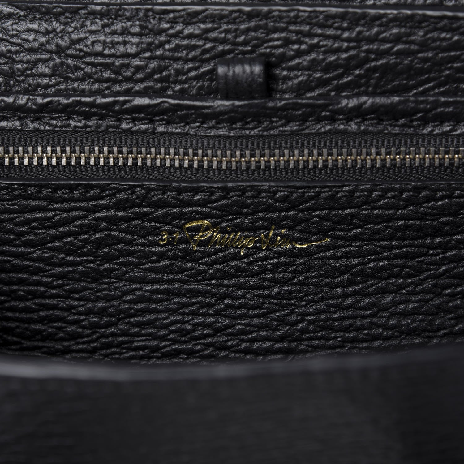 3.1 Phillip Lim 3.1 Textured Calfskin Shearling Studded Mini Pashli Satchel Black 8 of 8