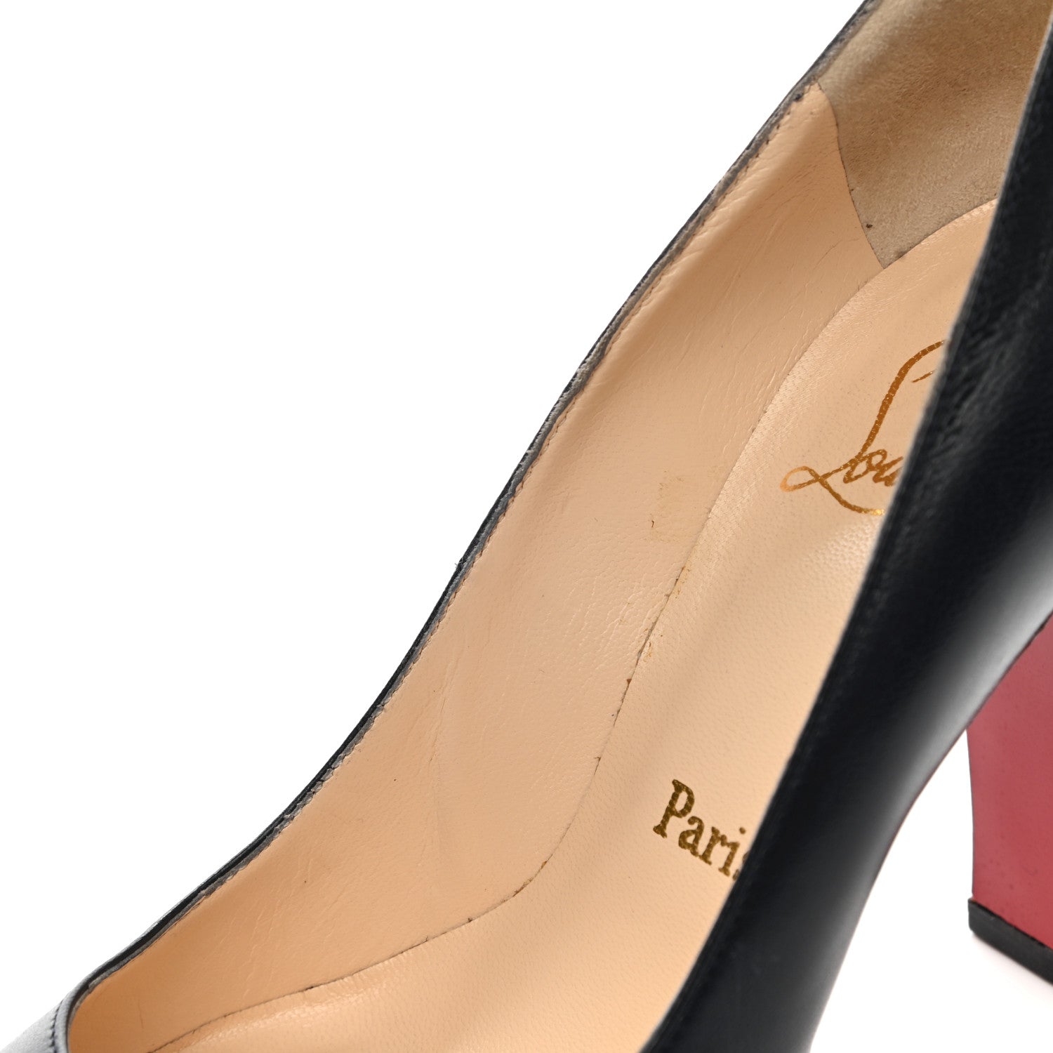 Christian Louboutin Nappa Pumps 37.5 Navy Blue 8 of 11