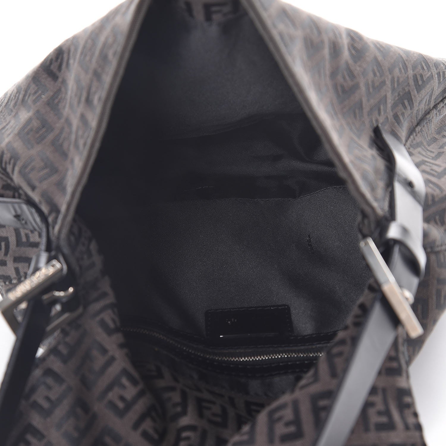 Fendi Zucchino Mama Baguette Black 5 of 7