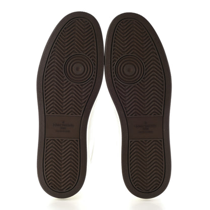 Louis Vuitton Calfskin Monogram Mens Rivoli Sneakers 9.5 White 5 of 11