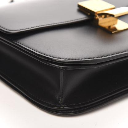 Celine Box Calfskin Medium Classic Box Flap Bag Black 8 of 10