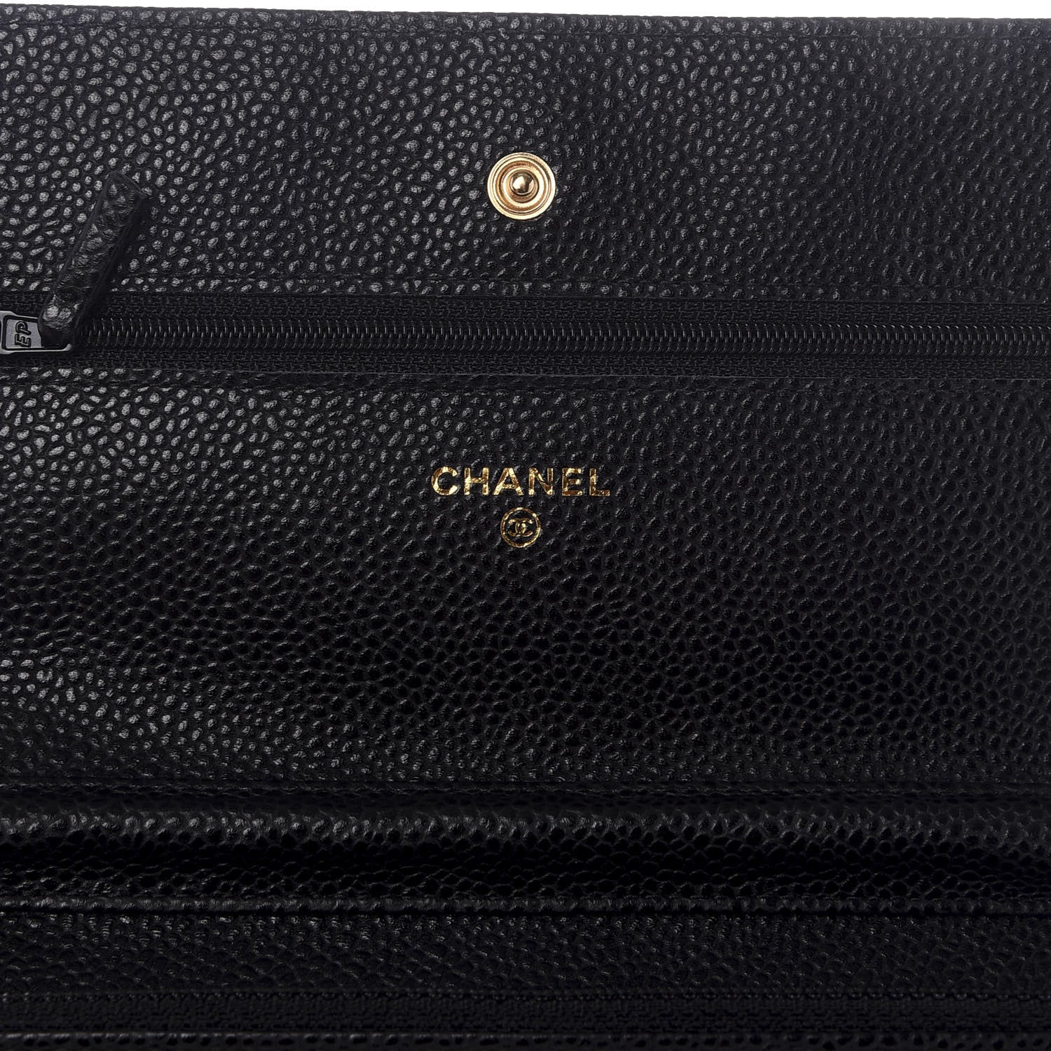 Chanel Caviar Quilted Wallet On Chain WOC Black 5 of 11