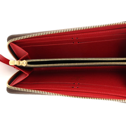 Louis Vuitton Damier Ebene Clemence Wallet Cherry 5 of 10