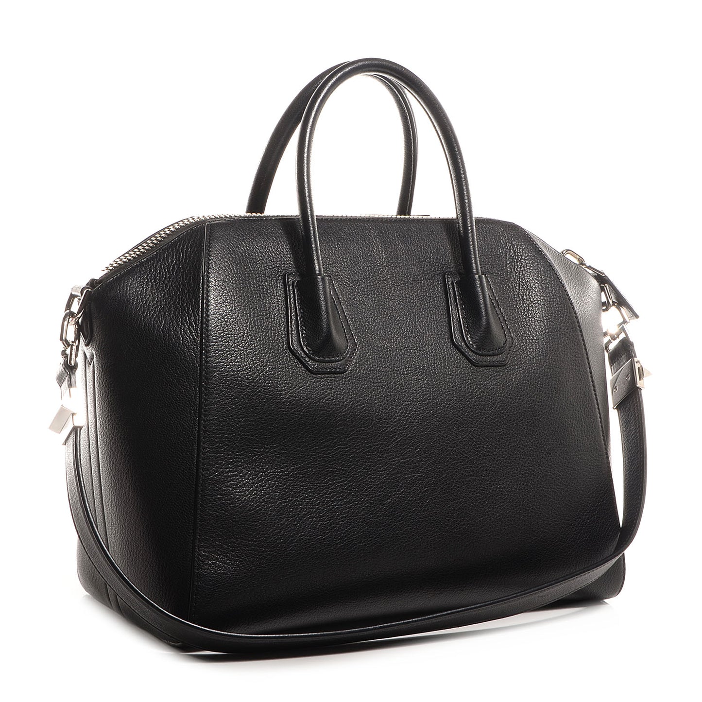 Sugar Goatskin Medium Antigona Black