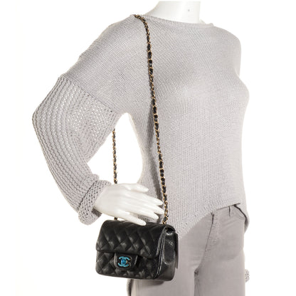 Chanel Caviar Quilted Mini Square Flap Bag Black 2 of 8