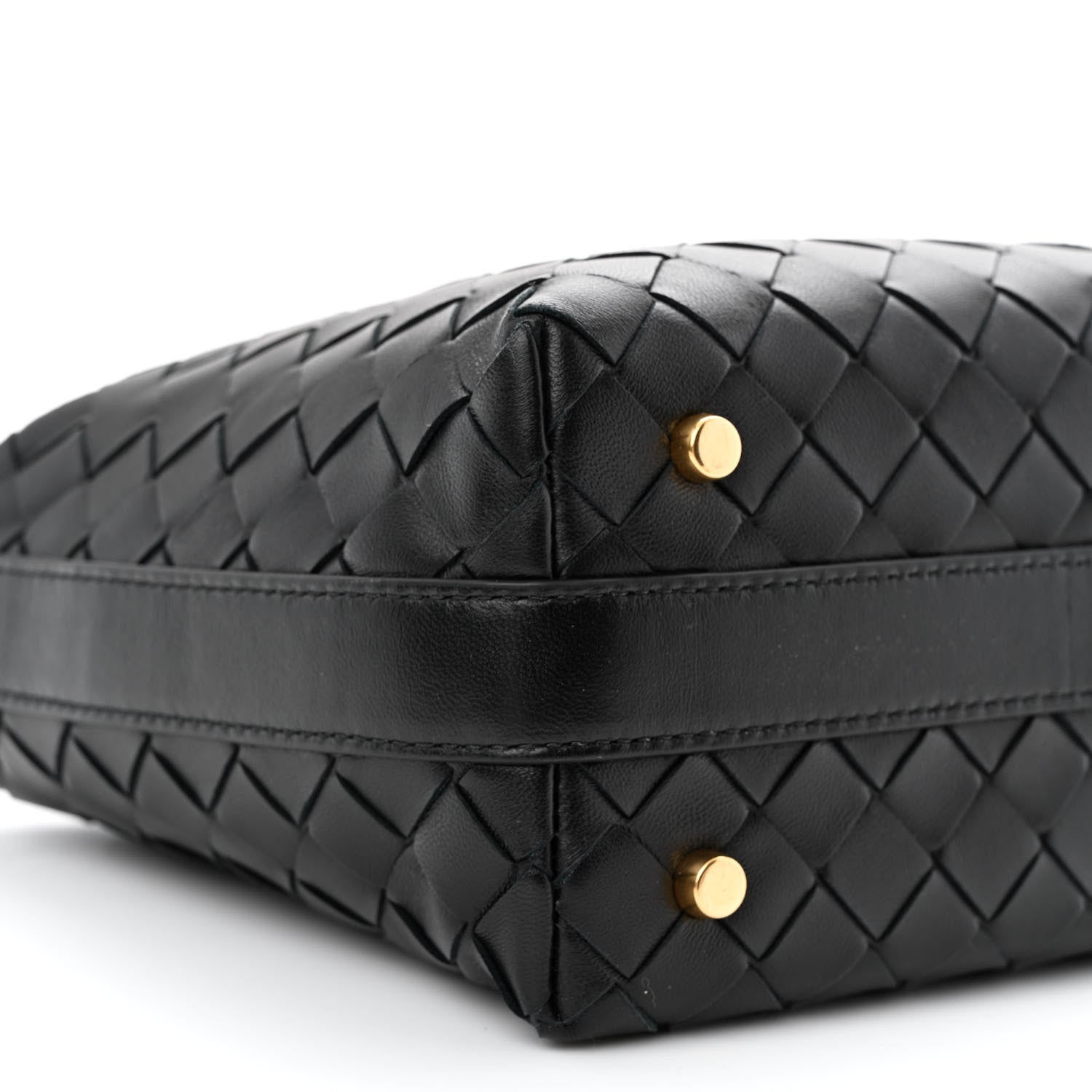 Bottega Veneta Calfskin Nappa Intrecciato Mini Wallace Black 9 of 10