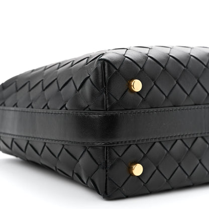 Bottega Veneta Calfskin Nappa Intrecciato Mini Wallace Black 9 of 10