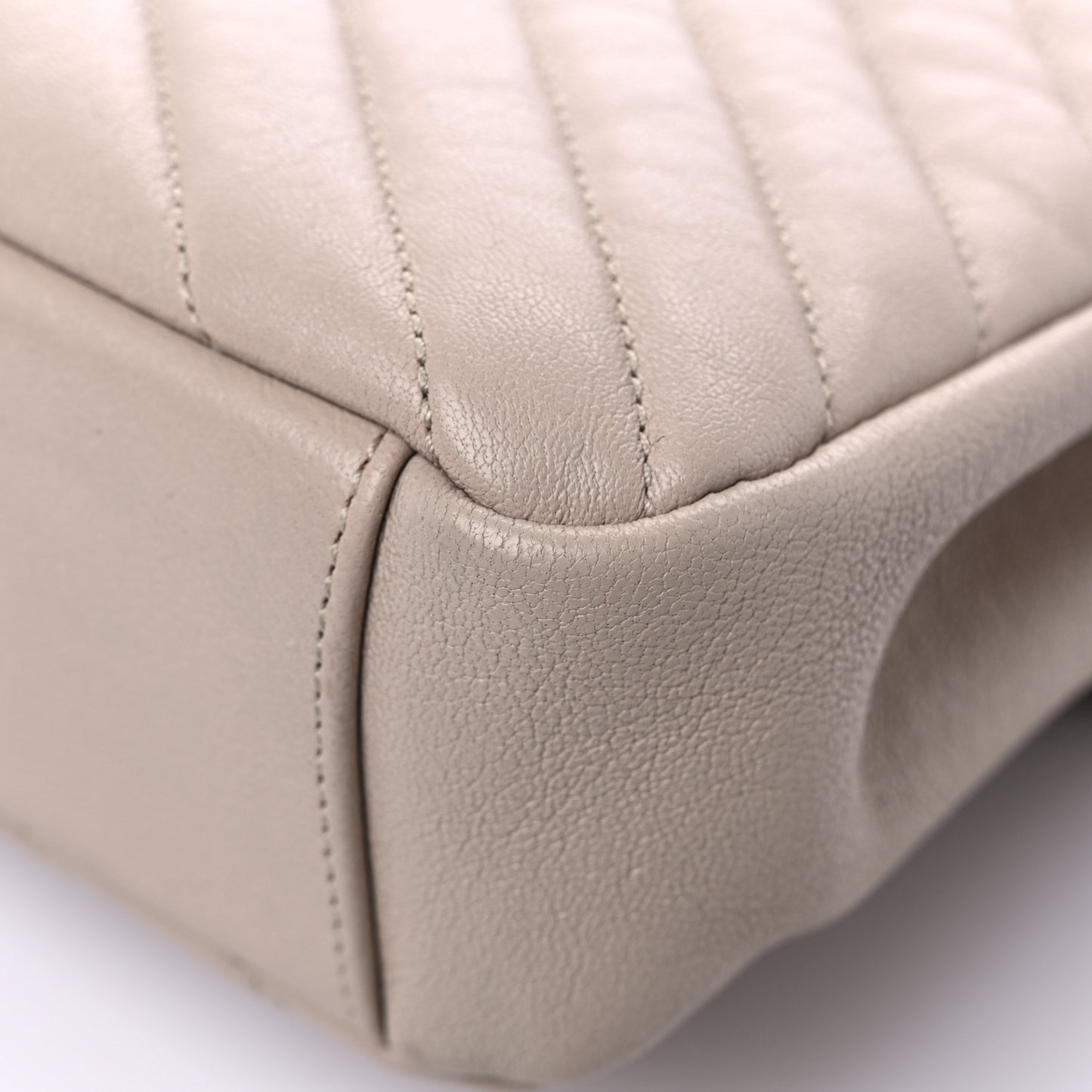 Sheepskin Matelasse Chevron Monogram Medium College Bag Rose Antic