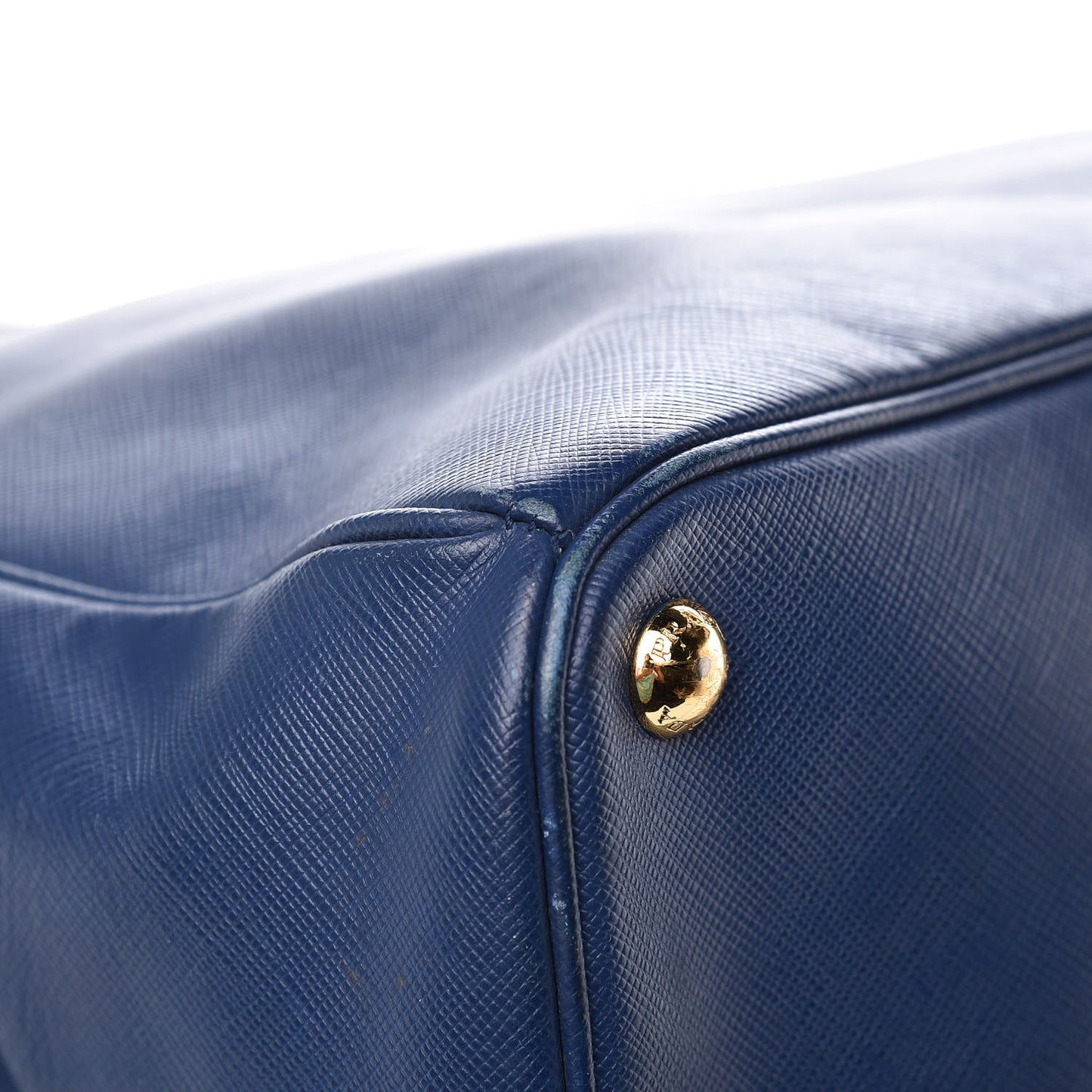 Saffiano Lux Extra Large Galleria Double Zip Tote Bluette