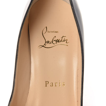 Christian Louboutin Kid Apostrophy 100 Pumps 35.5 Navy 8 of 8