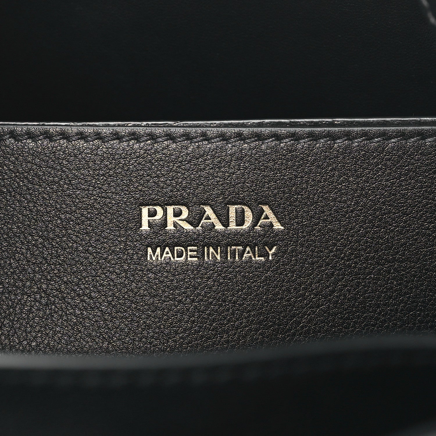 Prada Soft Grain Calfskin Large Buckle Bag With Belt Black 6 of 10