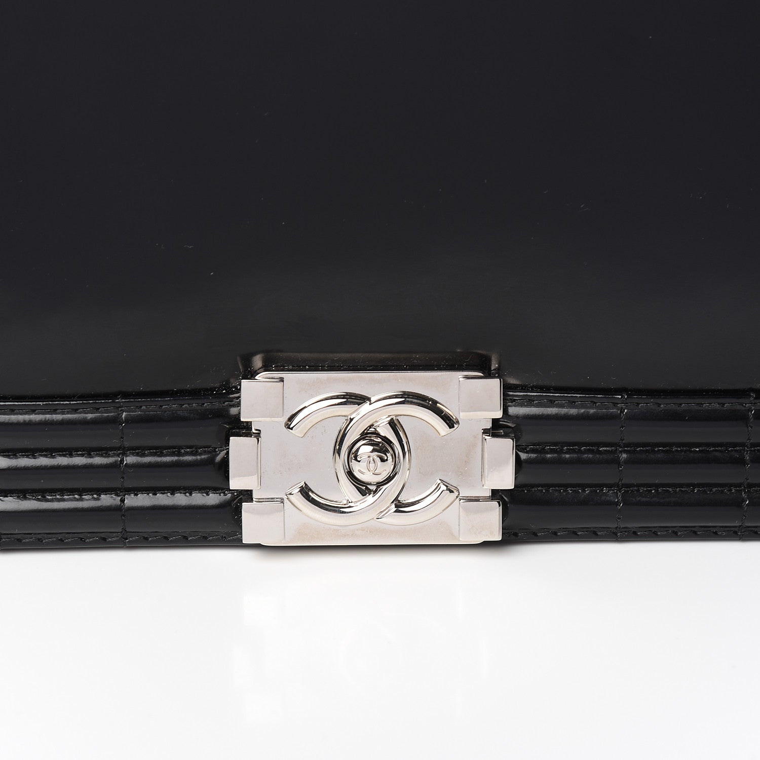 Chanel Glazed Calfskin Medium Boy Flap Black 10 of 11