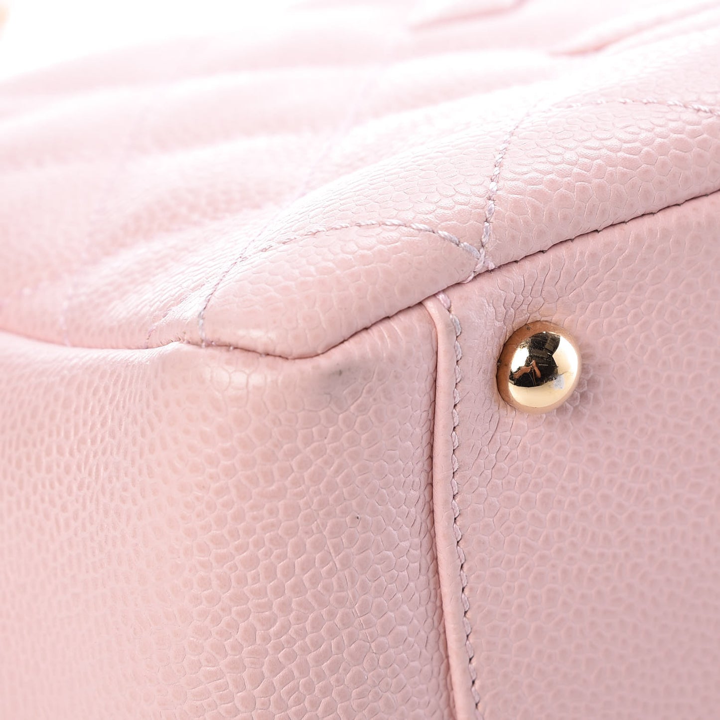 Caviar Quilted Petit Timeless Shopping Tote PTT Pink
