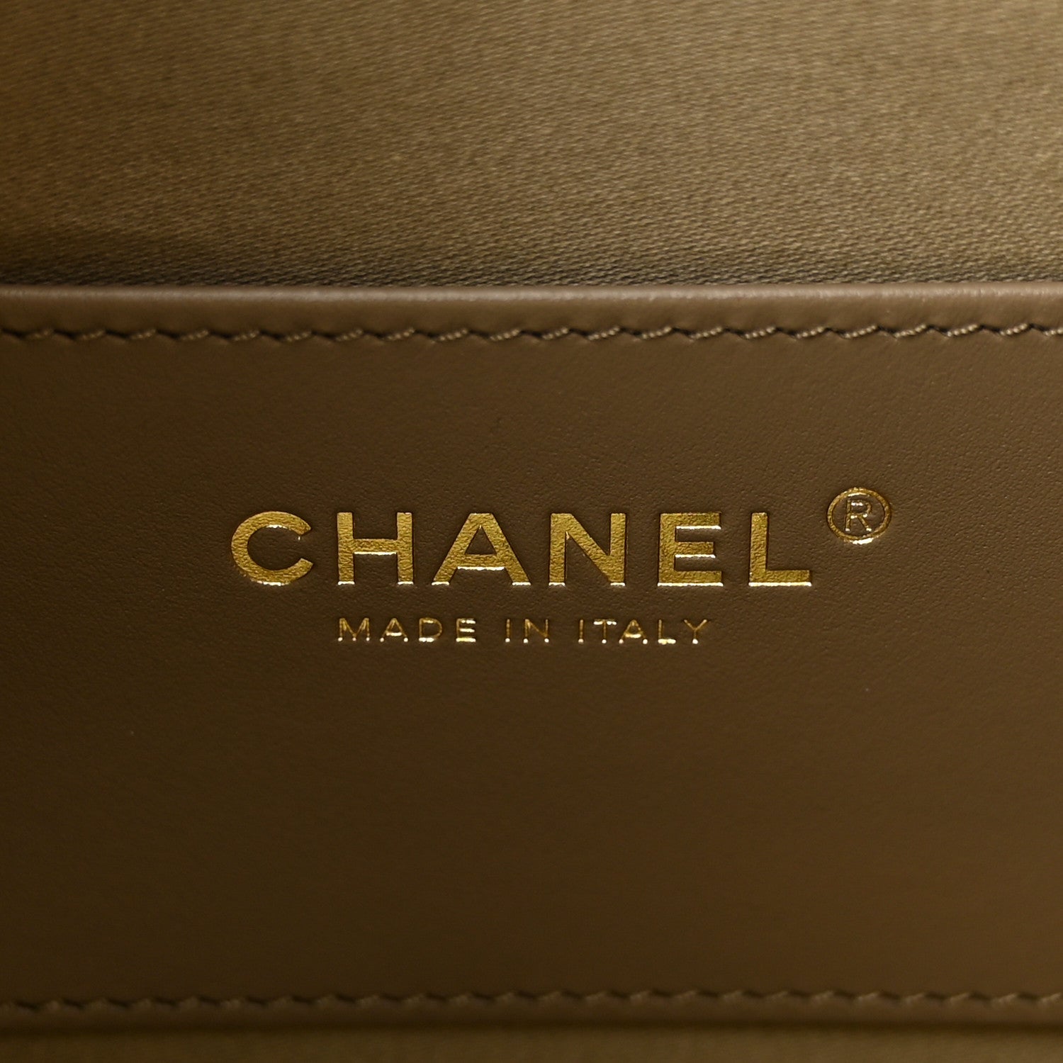 Chanel Goatskin Quilted Small Chanel 25 Handbag Dark Khaki 6 of 11