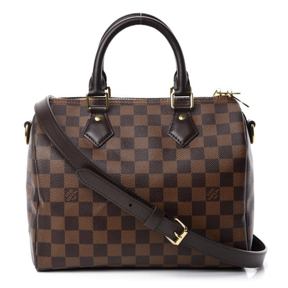 Louis Vuitton Damier Ebene Speedy Bandouliere 25 1 of 11