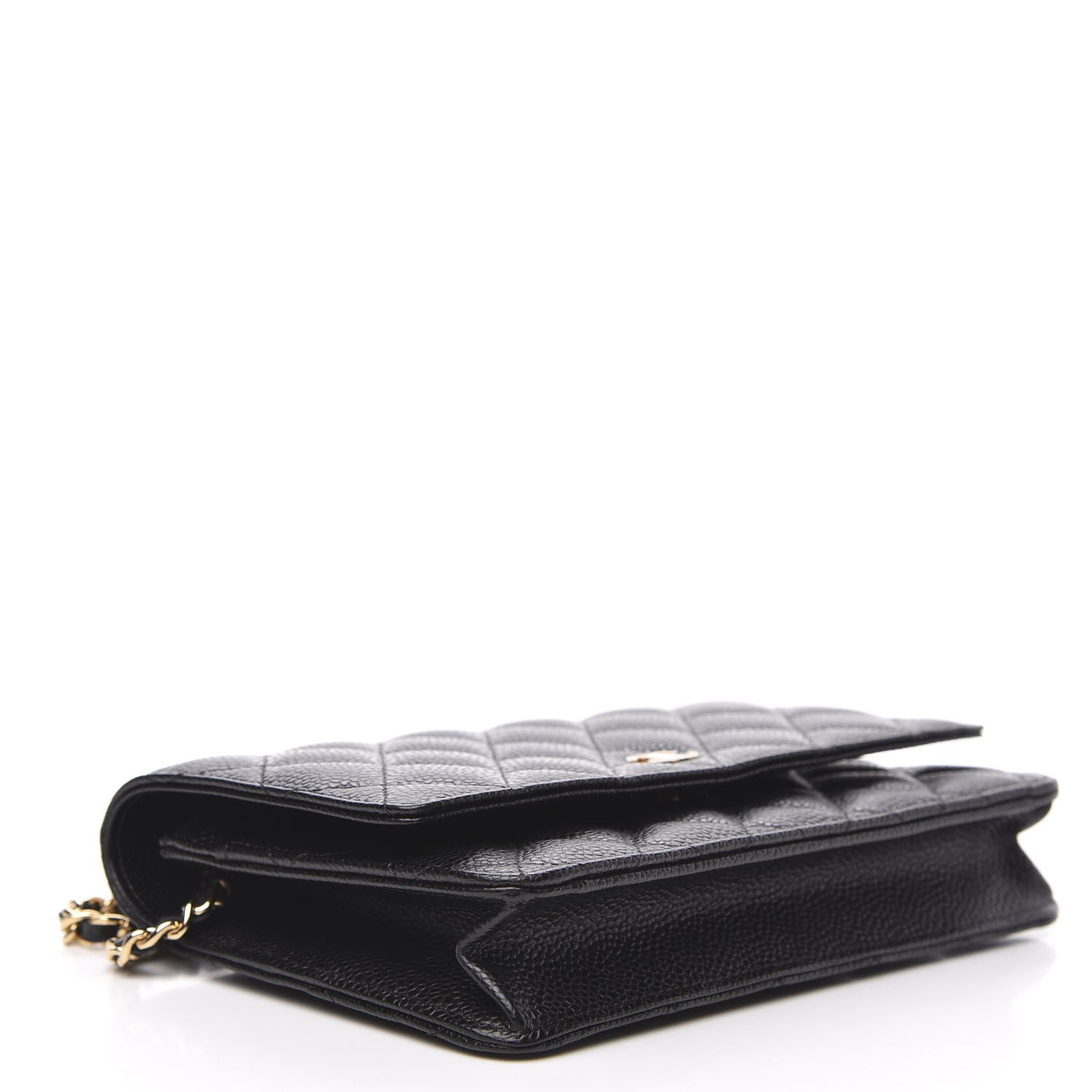 Chanel Caviar Quilted Wallet On Chain WOC Black 4 of 11