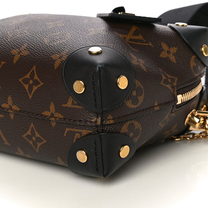 Louis Vuitton Monogram Petite Malle Souple Black 10 of 13