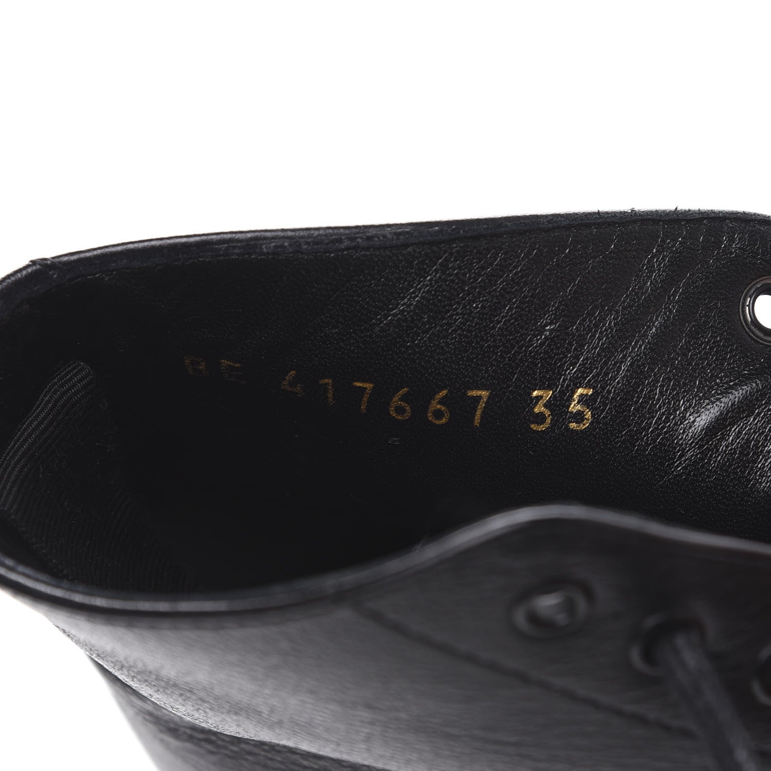 Saint Laurent Smooth Calfskin Ankle Boots 35 Black 8 of 8