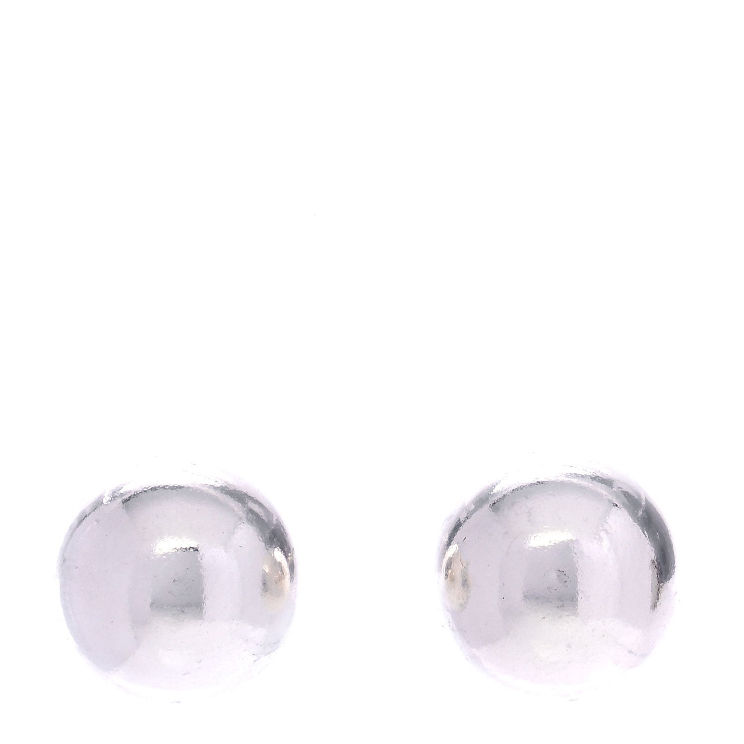 Tiffany Sterling Silver 14mm HardWear Ball Earrings 1 of 4