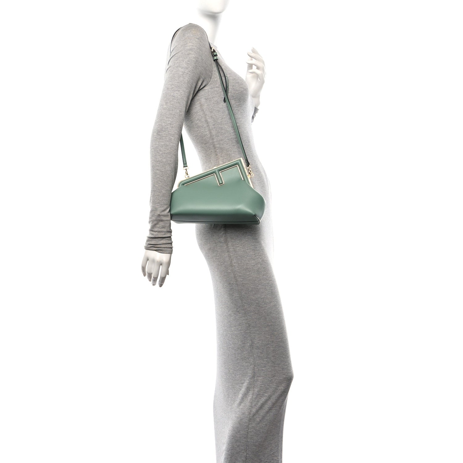 Fendi Shiny Nappa Small Fendi First Menta 2 of 10