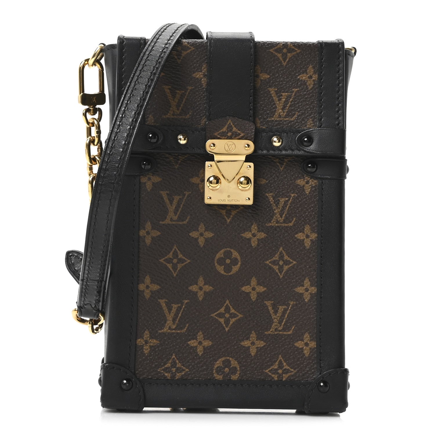 Louis Vuitton Monogram Pochette Trunk Verticale Black 1 of 9