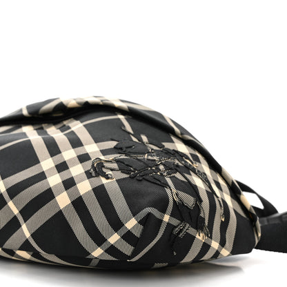 Burberry Check Essential Belt Bag Black Calico 9 of 9