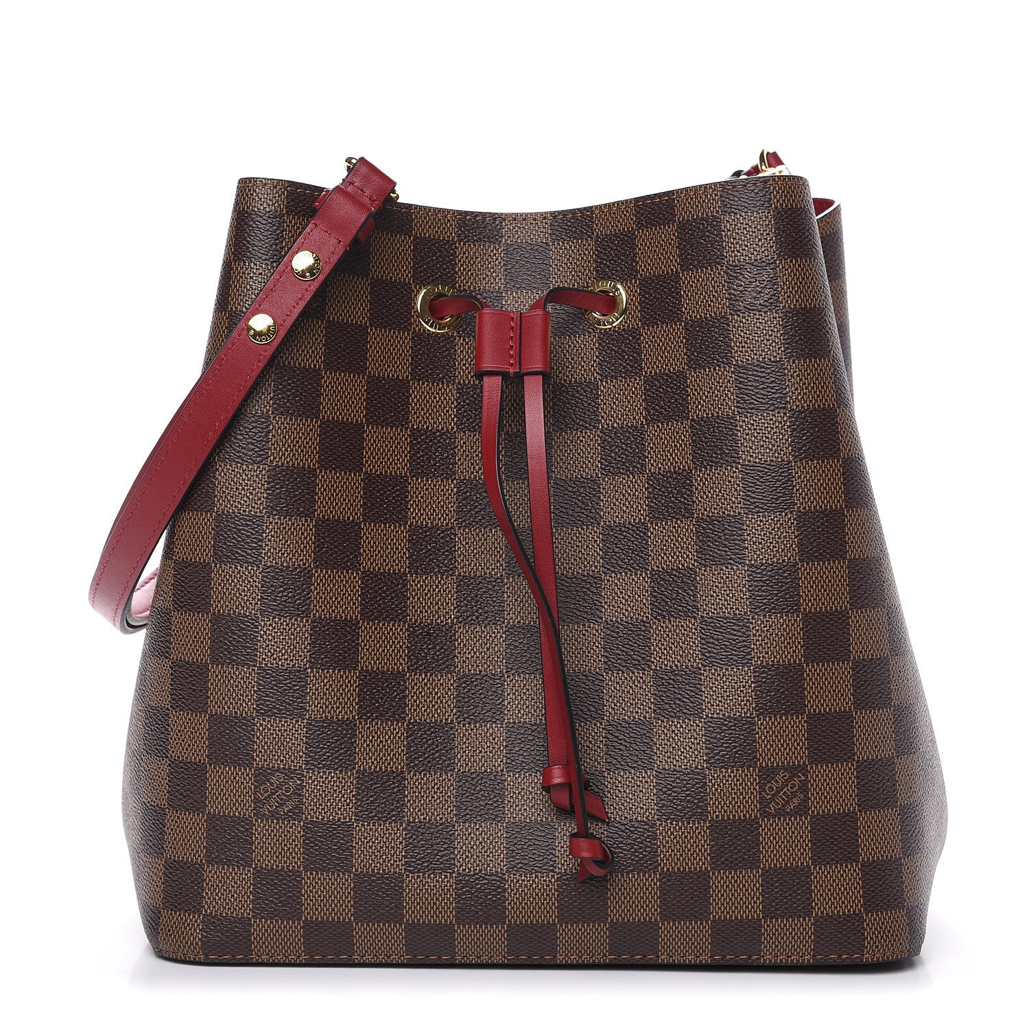 Louis Vuitton Damier Ebene Neonoe MM Cherry Berry 1 of 9