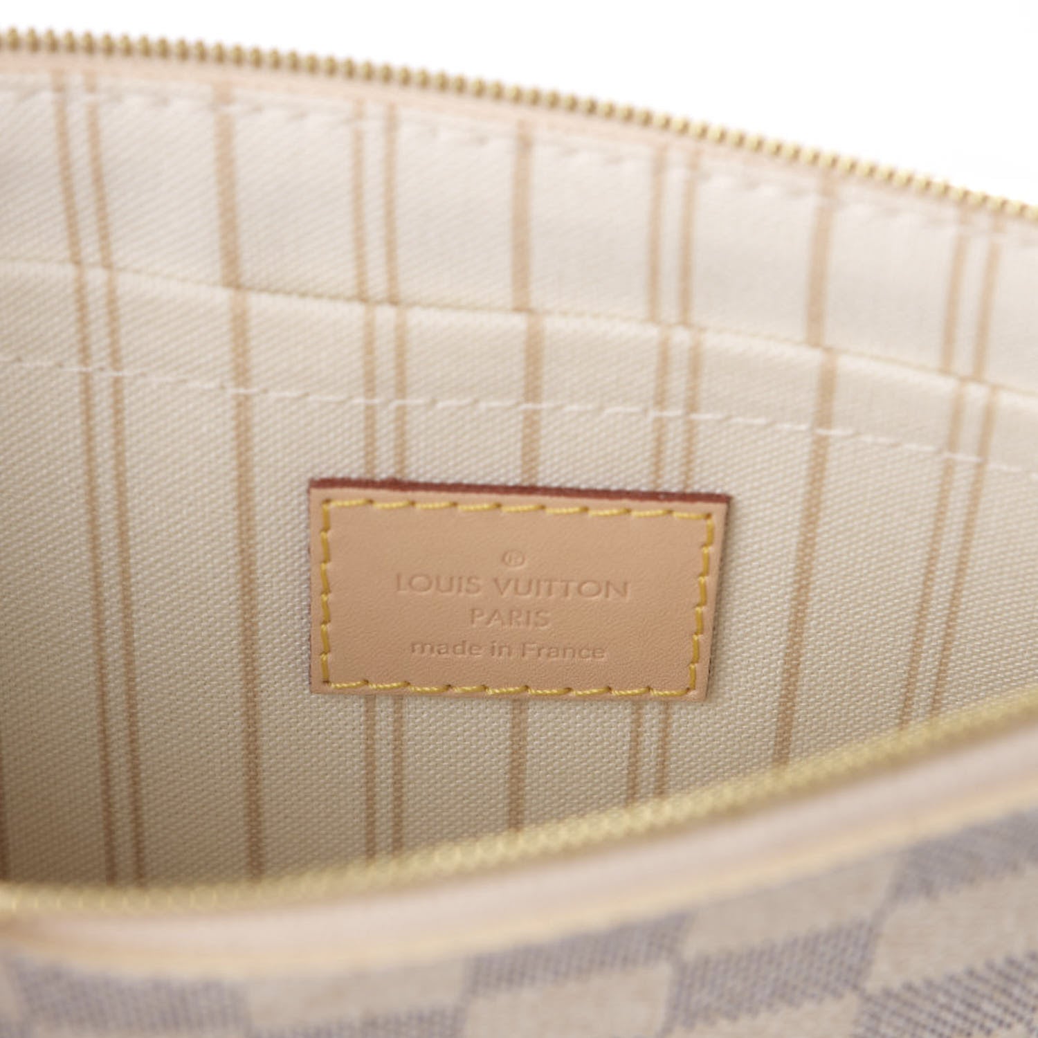 Louis Vuitton Damier Azur Neverfull MM GM Pochette 4 of 8
