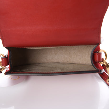 Chloe Calfskin Small Nile Bracelet Bag Dahlia Red 5 of 7