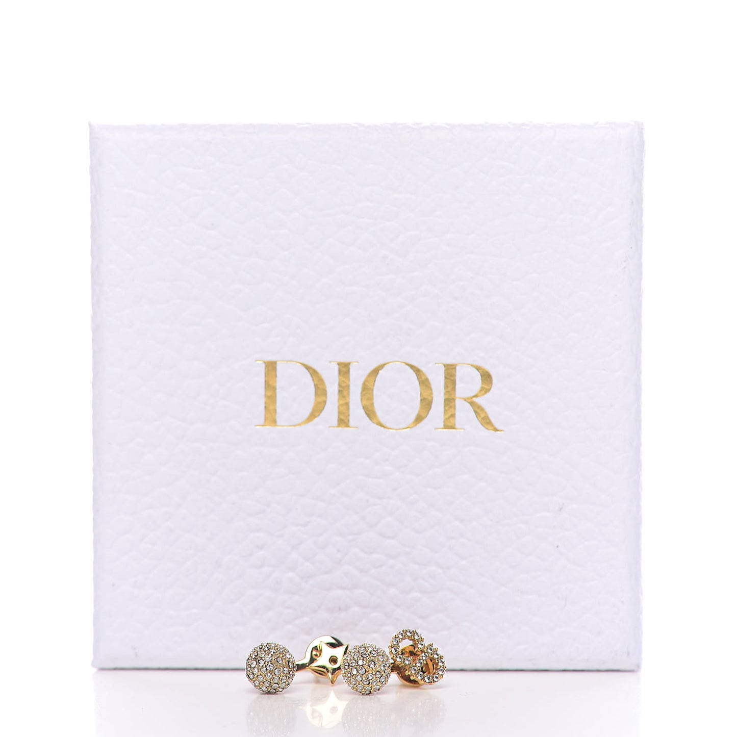 Crystal La Petite Tribale Earrings Gold