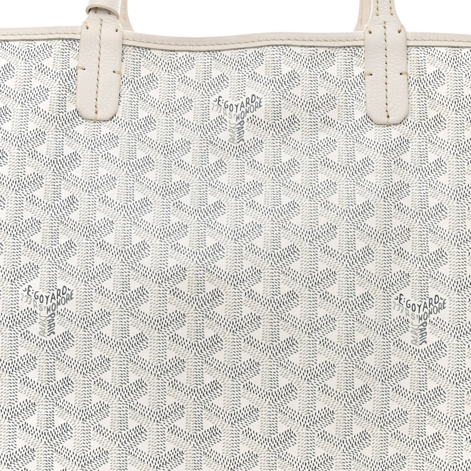 Goyard Goyardine Saint Louis PM White 10 of 15