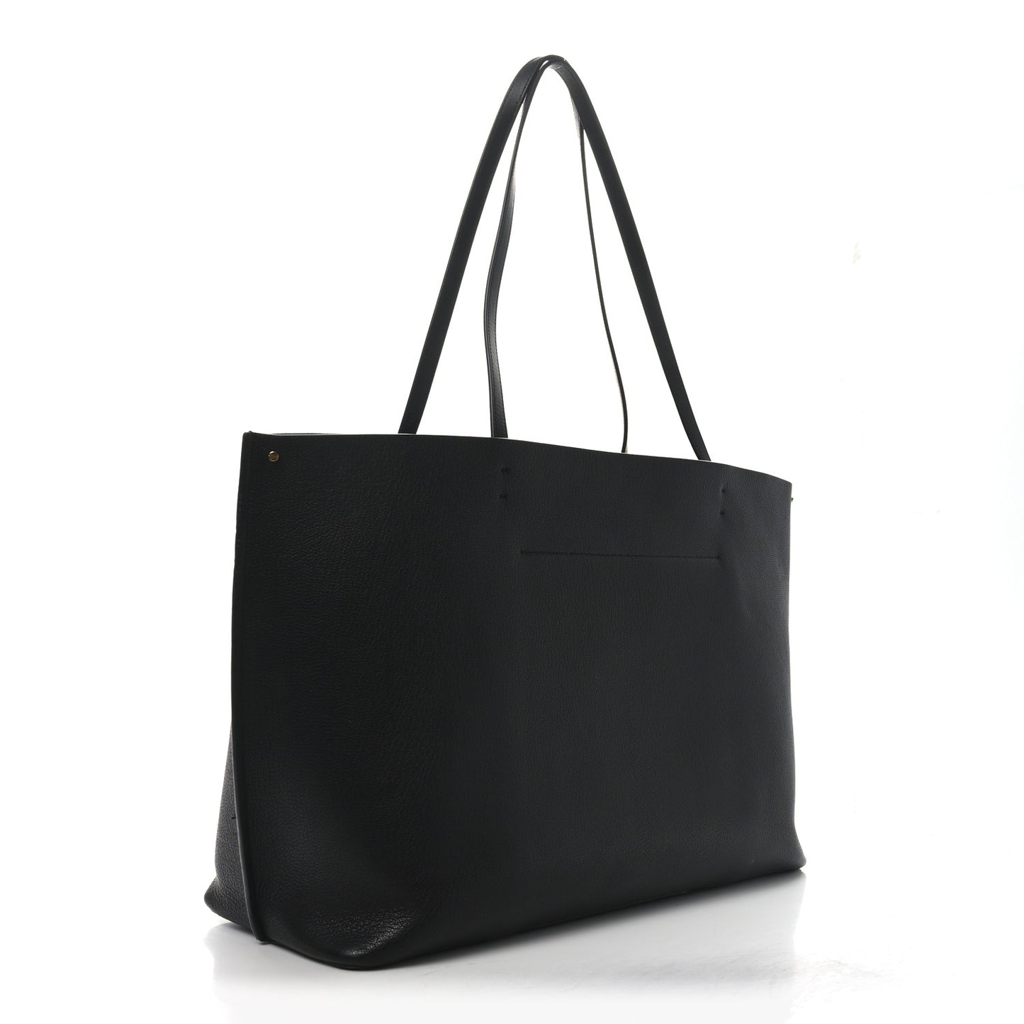 Calfskin Large Vlogo Fillme Tote Black