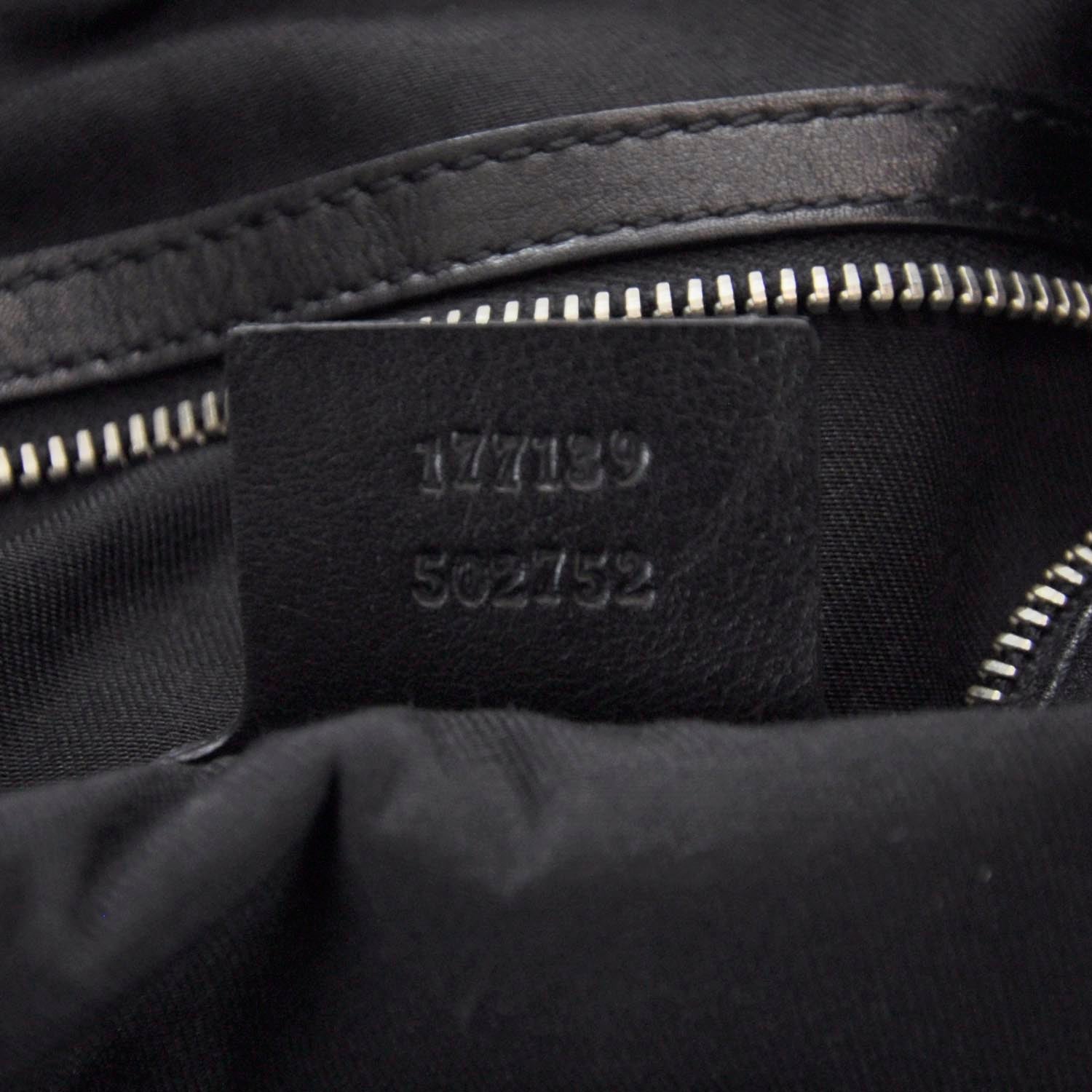 Gucci Monogram Medium Indy Hobo Black 9 of 10