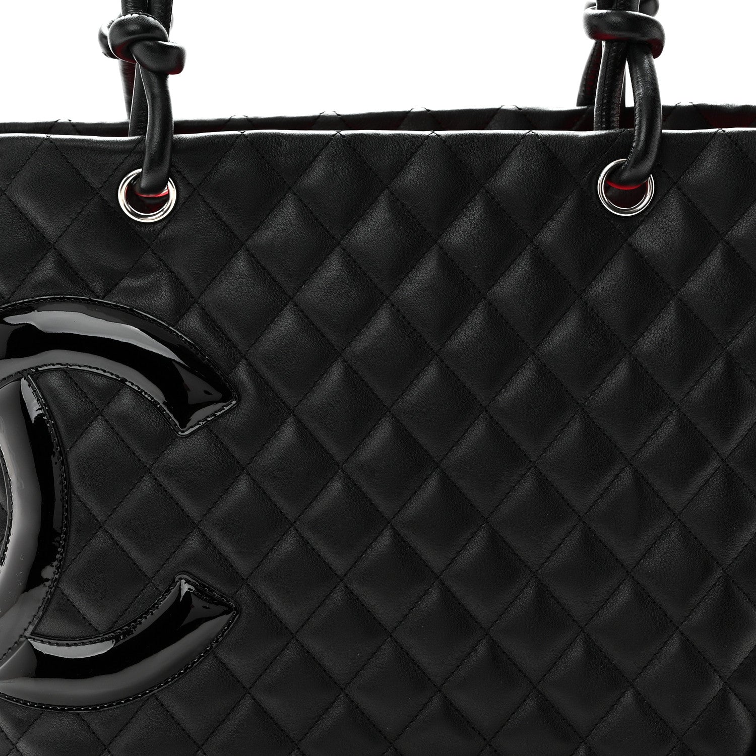 Chanel Calfskin Quilted Large Cambon Tote Black 8 of 10