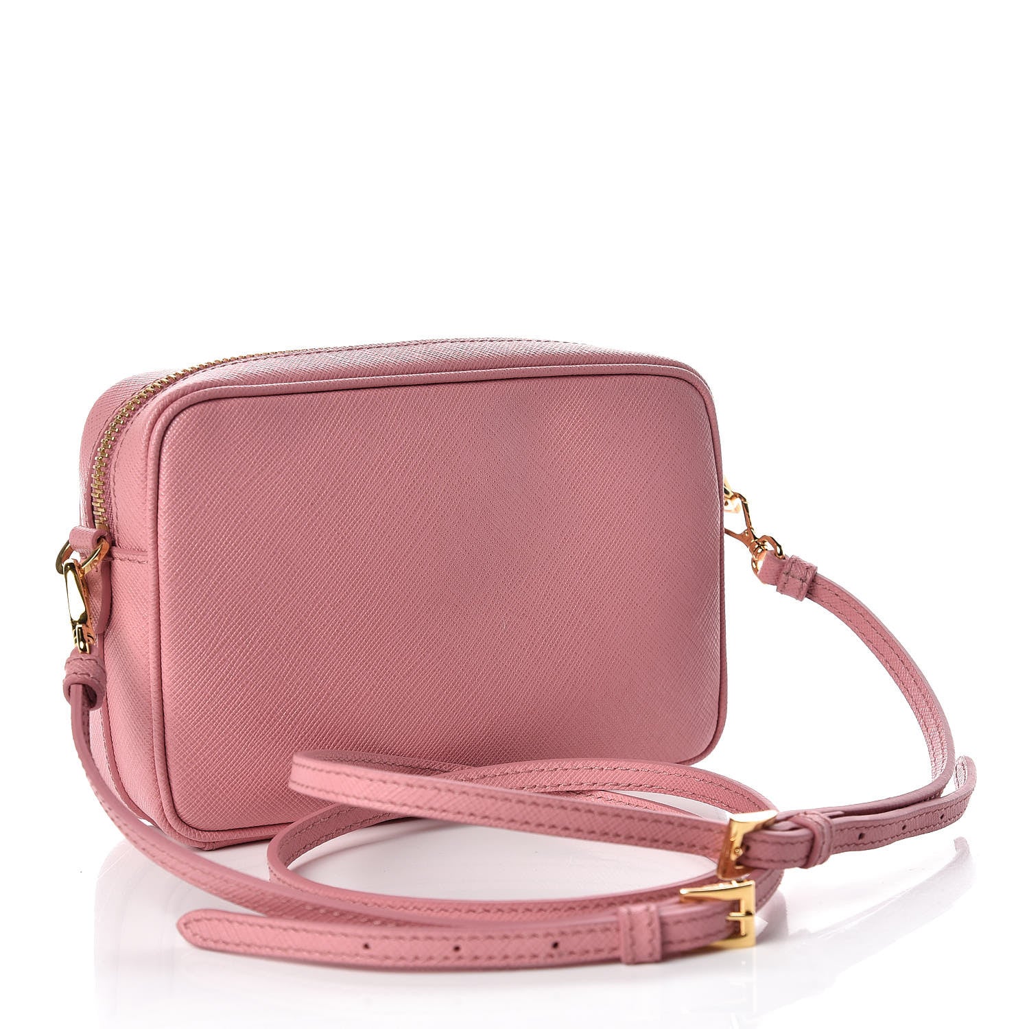 Prada Saffiano Mini Camera Crossbody Petalo 3 of 9