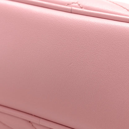 Gucci Calfskin Matelasse Small GG Marmont Chain Shoulder Bag Wild Rose 13 of 14